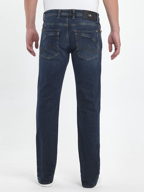 LTB Jeans Roden Heren Straight Jean - Donkerblauw - Lane Wash