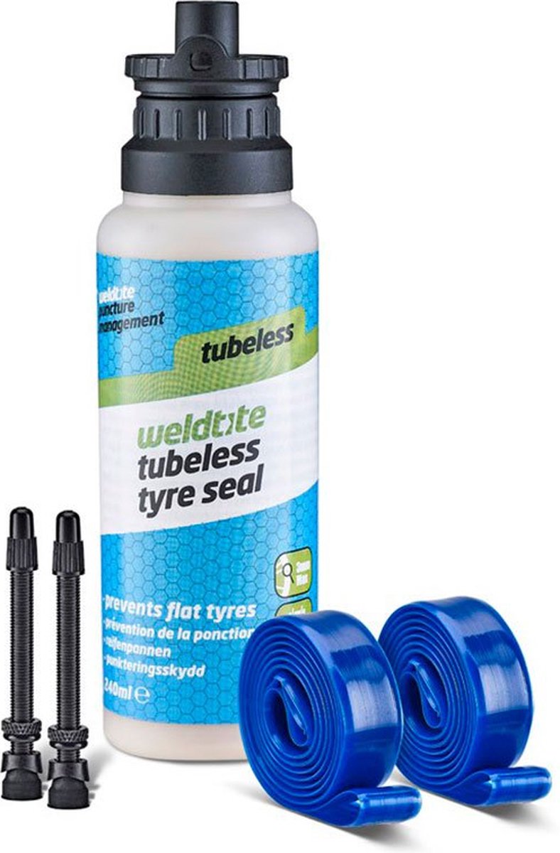 Weldtite Easyfit Tubeless Kit Wit,Blauw 650B - 27.5´´