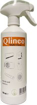 Qlineo Multi Clean 500 ml voor het reinigen van de mantel (buiten en binnenkant), condenswaterbak en ventilatoren van warmtepompen, airco`s en ventilatiesystemen