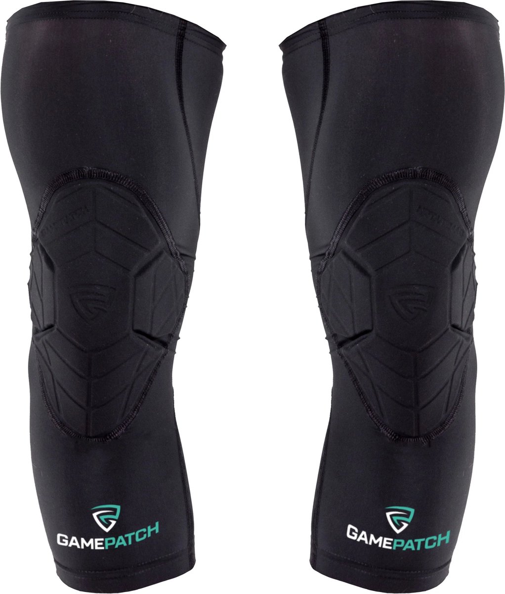 GAMEPATCH | Knee pads | Zwart | Maat L | Basketball | Handball | Urban Sports