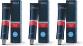 Indola Profession Permanent Caring Color Natural & Essentials 60ml – 9.0 extra licht blond natuur - 3 tubes