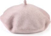 Winter - Baret - Dames - One Size - Taupe/Pale Pink - Hoofdmode