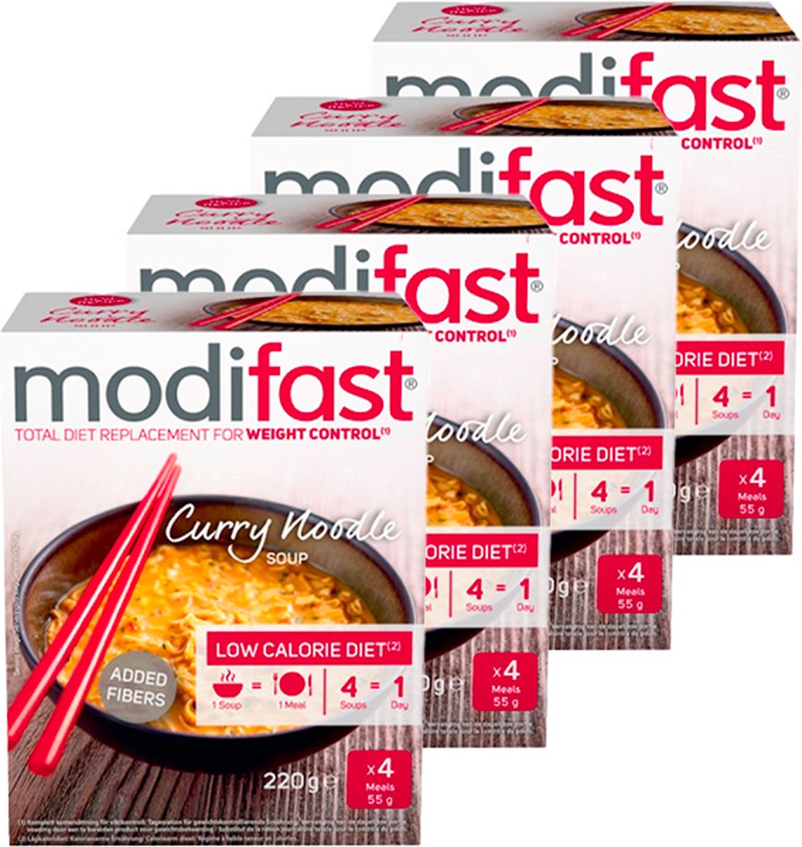 Bol.com Modifast Intensive | Noodles Soep | 4 Stuks | 4 x 220 g aanbieding