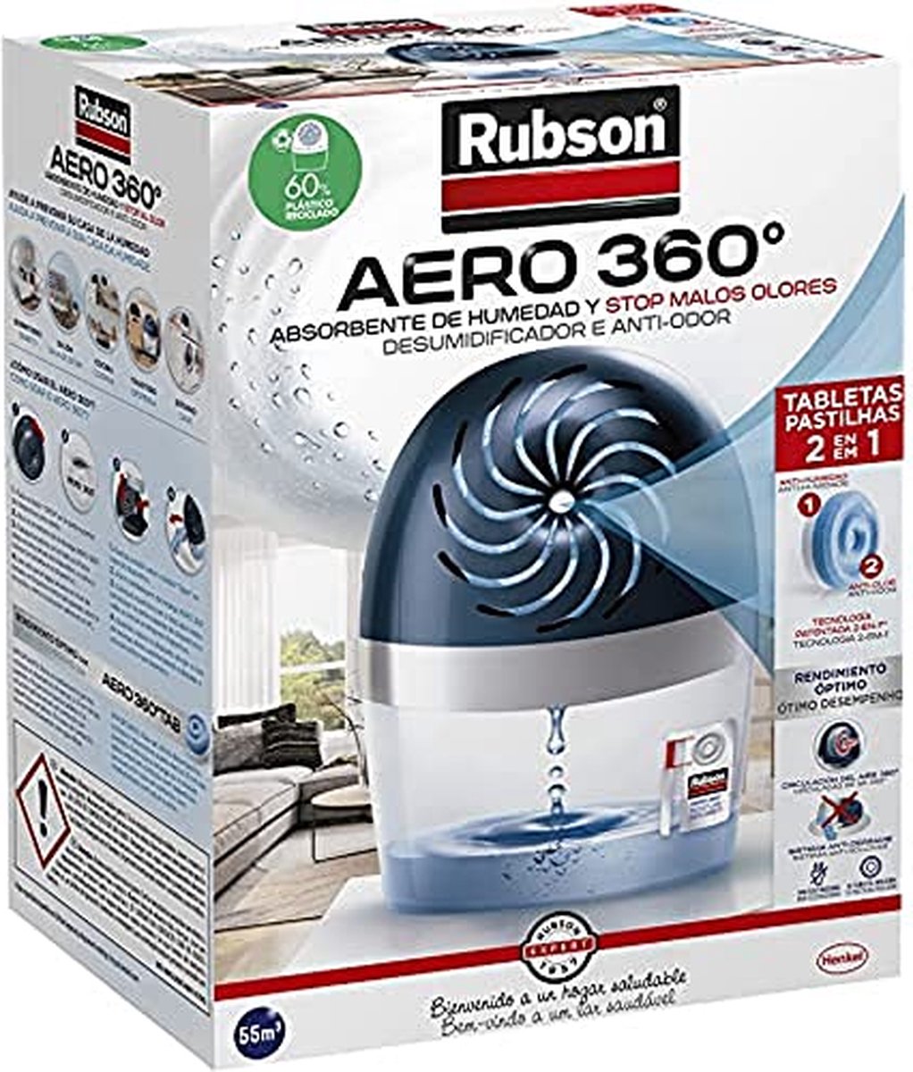 Rubson - Aero 360° tab set - Luchtreiniger met navulling