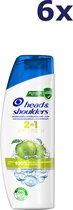 6x Head & Shoulders Shampoo – Apple Fresh 2 in 1 270 ml