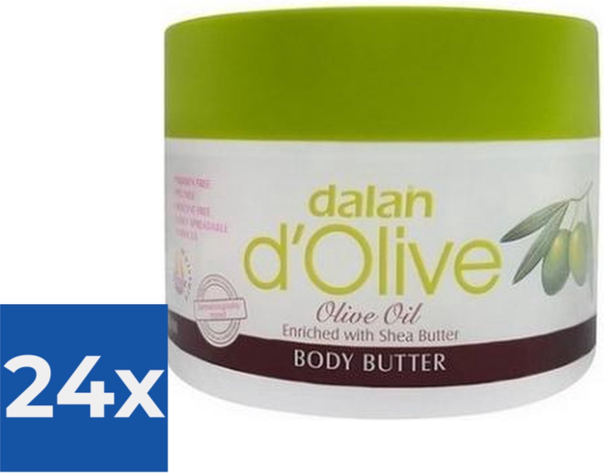 Goedkoopste Dalan d'Olive Body Butter - 250 ml - Voordeelverpakking 24 stuks