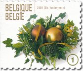 Bpost - Kerst BE - 10 postzegels tarief 1 - Verzending België - Kerststuk - kerstzegels