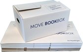 Ace Verpakkingen - Boekendoos - Boekendozen - Move bookbox - 60 stuks - 37 liter - Zelfsluitend - Dubbel golf karton - Extra Sterk - 50kg draagvermogen