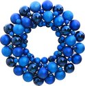 vidaXL-Kerstkrans-45-cm-polystyreen-blauw