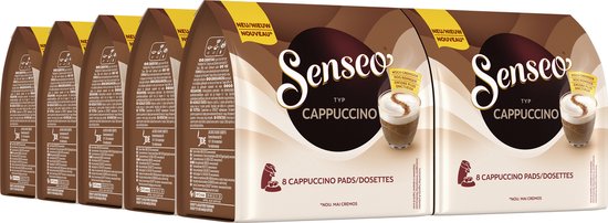 Senseo Cappuccino Koffiepads - Intensiteit 2/9 - 10 x 8 pads