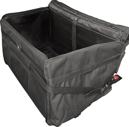 Foto: Duvoplus autostoel voor hond isofix transportbox zwart 45x39x30cm