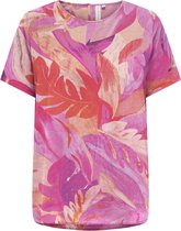 ONLY CARMAKOMA CARVICA LIFE SS TOP WVN NOOS Dames Blouse - Maat 52