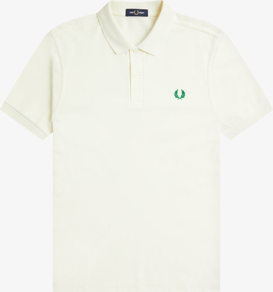 Fred Perry Plain Fred Perry Shirt - Creme - S