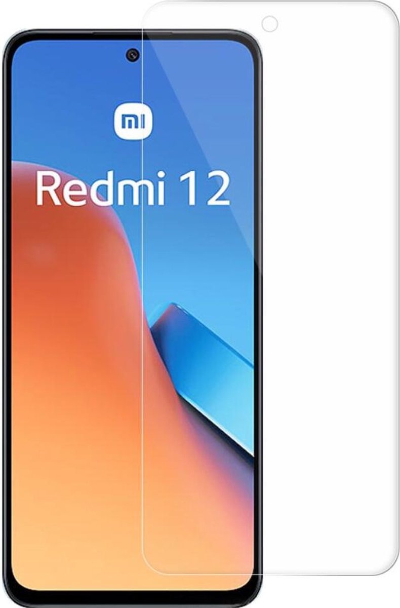 Xiaomi Redmi 12 Screen Protector 0.3mm Arc Edge Tempered Glass