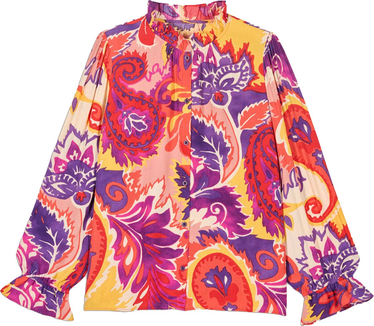 BA&SH Blouse Multicolor Viscose maat 36 Natsy blouses multicolor