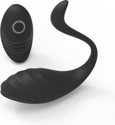 Playbird® - Vibrerend Ei met afstandsbediening – oplaadbaar – zwart