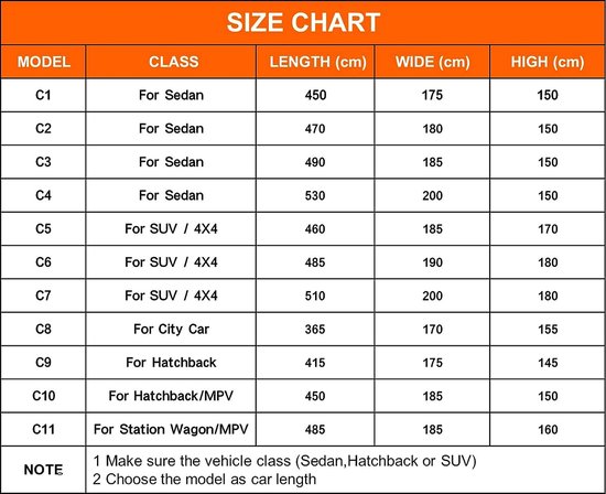 Upgrade4cars autohoes, buiten, volledige garage, ademend en