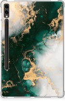 Tablet Back Cover geschikt voor Geschikt voor Samsung Galaxy Tab S9 Plus Marmer Groen