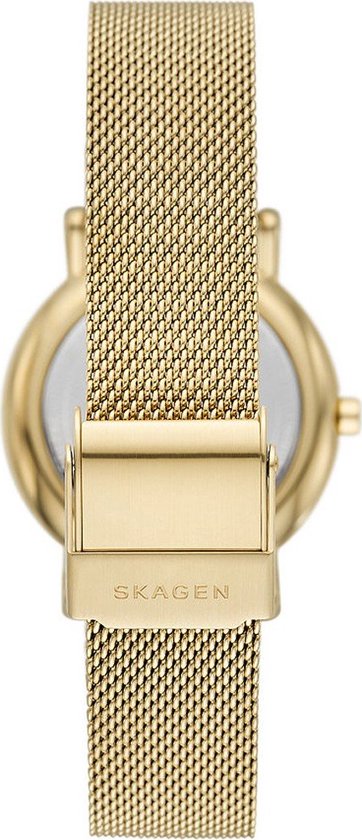 Skagen Signatur Lille SKW3111 Horloge - Staal - Goudkleurig - Ø 30 mm