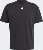 adidas Performance Train Icons 3 Bar Logo Training T-shirt - Heren - Zwart- XL