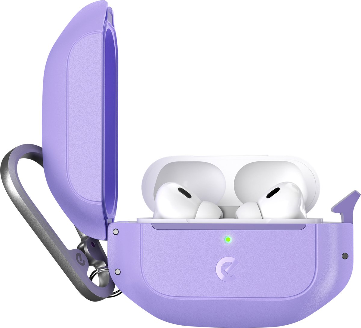 KeyBudz Element Series case - geschikt voor AirPods Pro Gen 2 - Lavendel