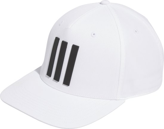 adidas Performance 3-Stripes Tour Golf Hat - Heren - Wit- Volwassenen (M/L)