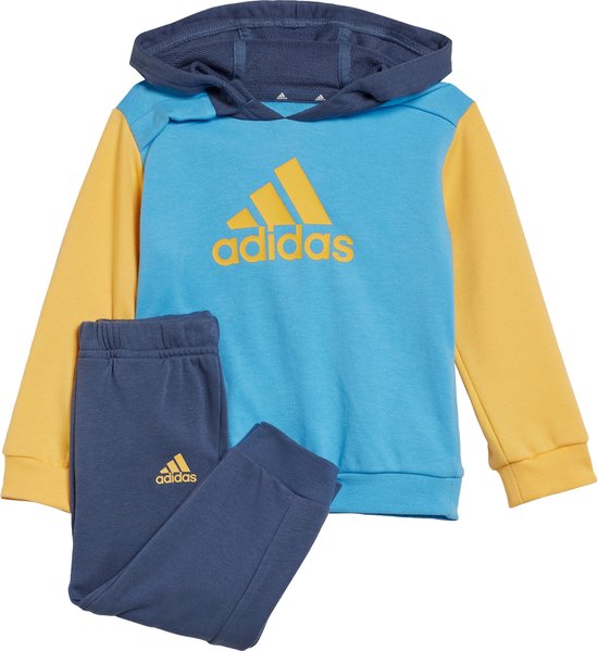 adidas Sportswear Essentials Colorblock Joggingpak Kids - Kinderen - Blauw- 86