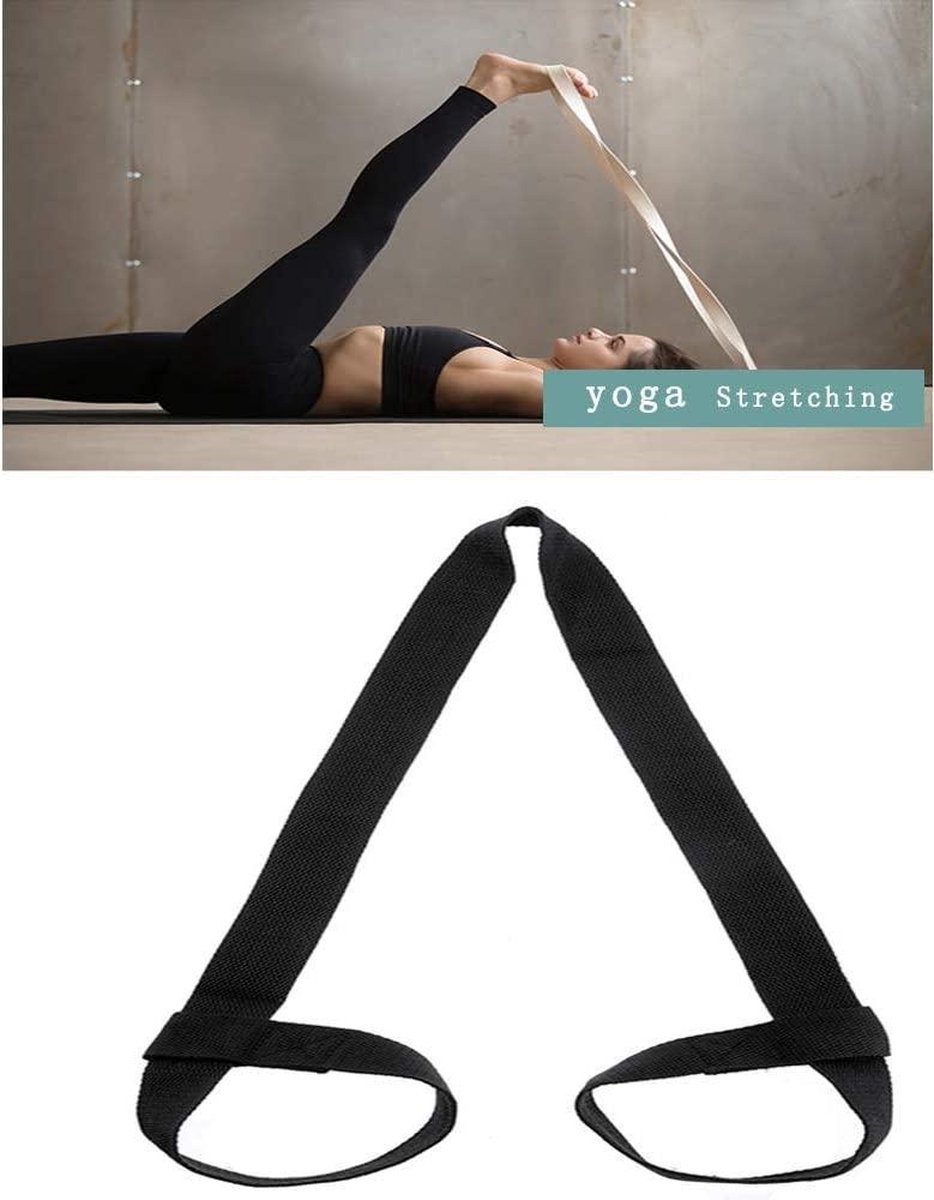 *** Yogamat Draagriem - Yoga Mat Strap Sling Zwart - van Heble® ***