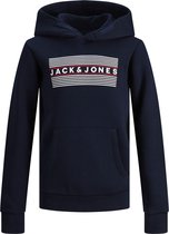 JACK&JONES JUNIOR JJECORP LOGO SWEAT HOOD NOOS JNR Jongens Trui - Maat 176