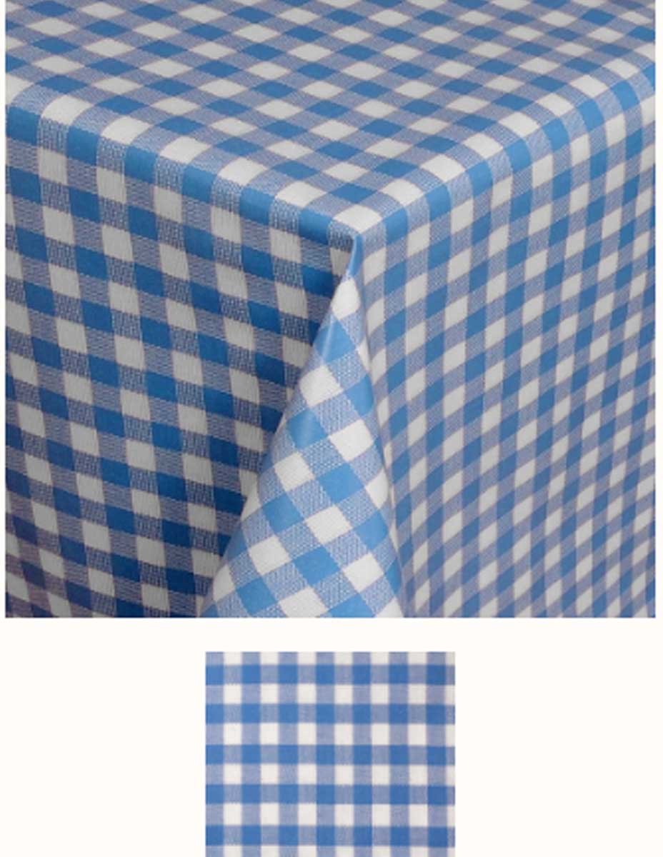MixMamas Tafelzeil Ruitje - Rol - 140 cm x 20 m - Blauw