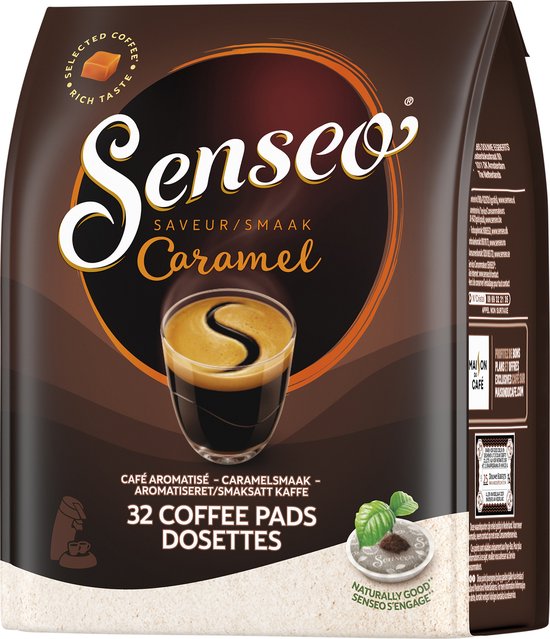 Senseo Caramel Koffiepads - Intensiteit 2/9 - 10 x 32 pads - Senseo