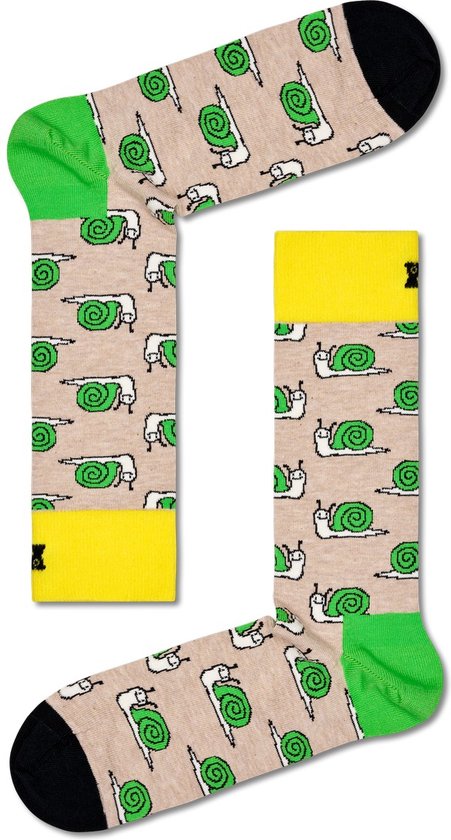 Happy Socks Snail Sock - unisex sokken - Unisex - Maat: 41-46