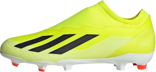 adidas Performance X Crazyfast League Veterloze Firm Ground Voetbalschoenen - Unisex - Geel- 46