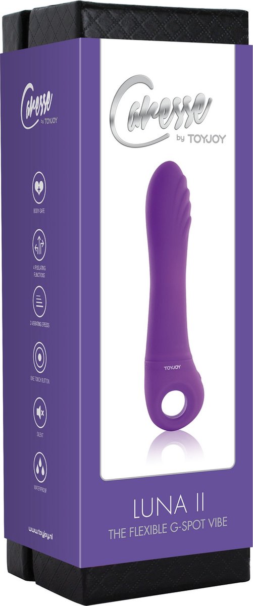 Goedkoopste TOYJOY - Luna II Flexible G-spot vibe - Vibrators Design Paars