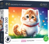 Trefl - Puzzles - "500 UFT" - Charming Kitten_FSC Mix 70%