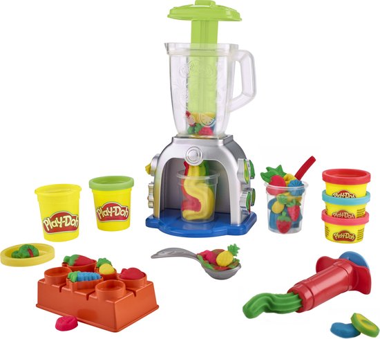 Play-Doh Smoothie Blender Set - Boetseerklei - 5 Play-Doh potjes - Knutselen voor kinderen
