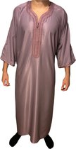 TheDjellaba - Djellaba Royale - Heren - Licht Paars - Maat S