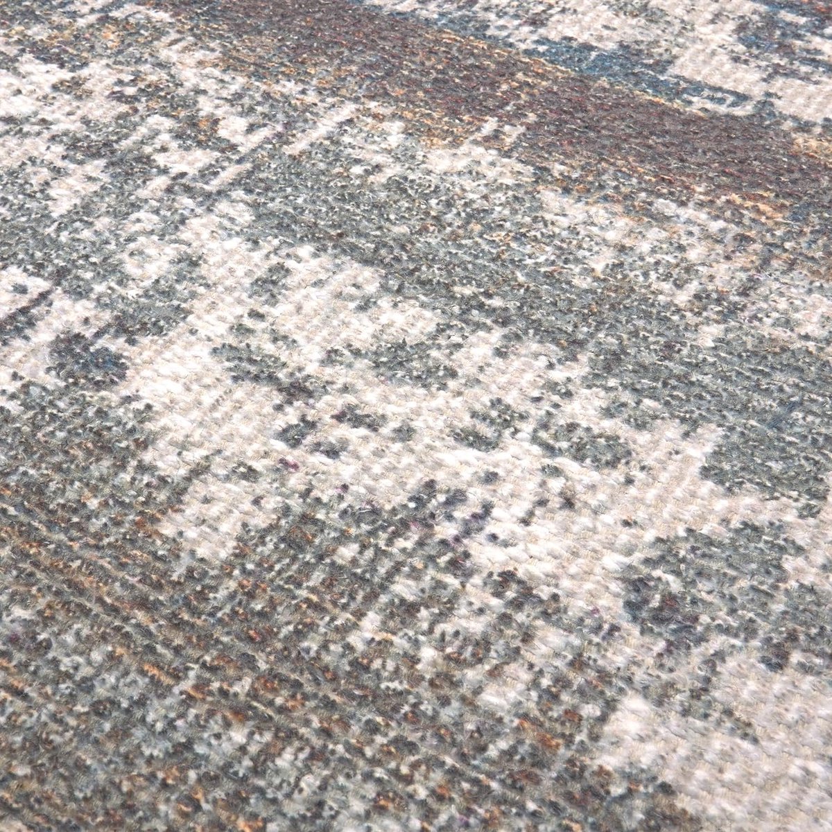 eCarpet Capri Collection 100% gerecycled katoen duurzame rug livingroom keuken hal cosy scandi handgemaakt ABSTRACT 9013-120 cm x 180 cm