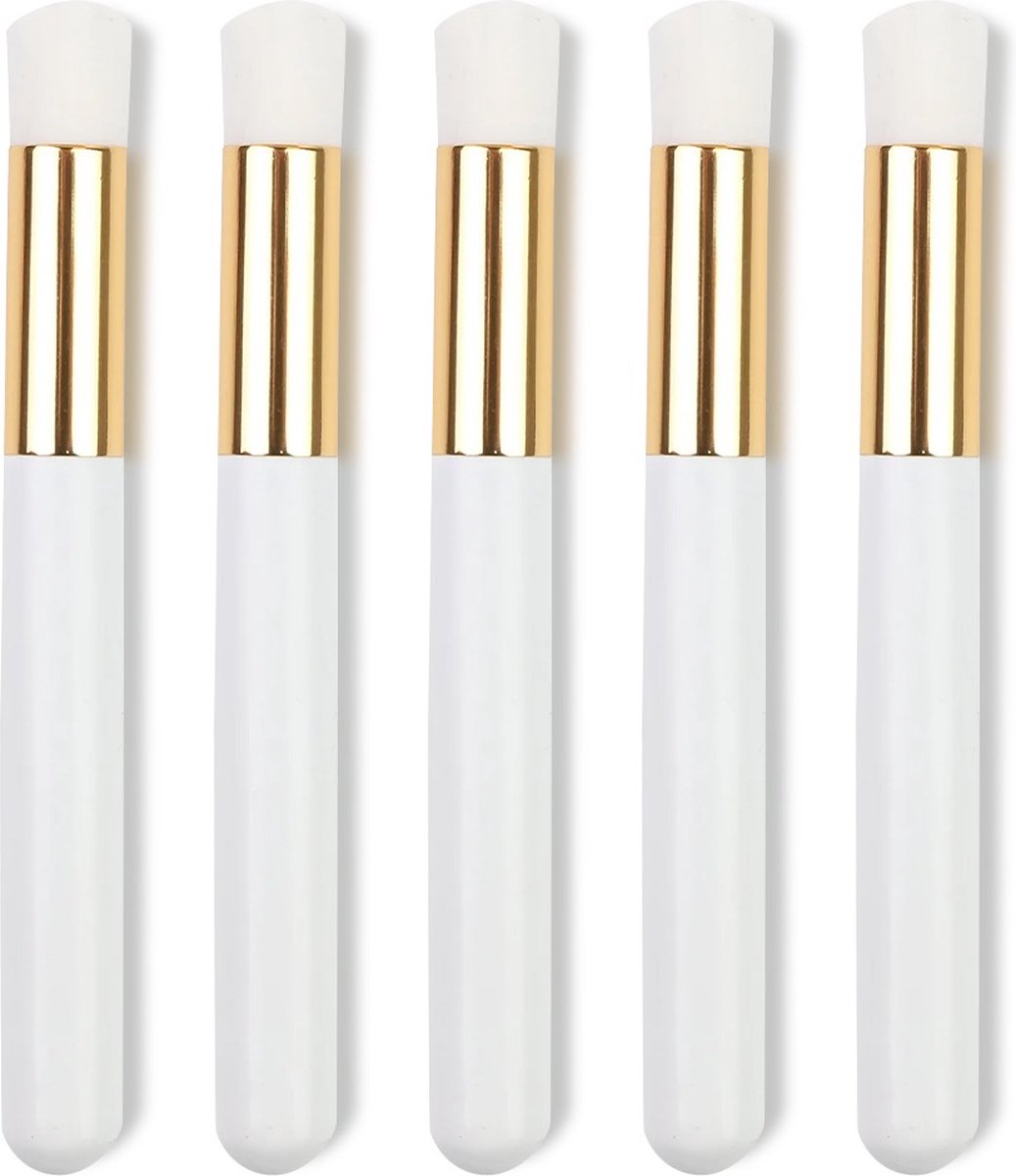 Lavertu Cosmetics - Cleaning Brush - Wimperextension brush - Zachte haren - Voor reiningen van wimpers - Set van 5