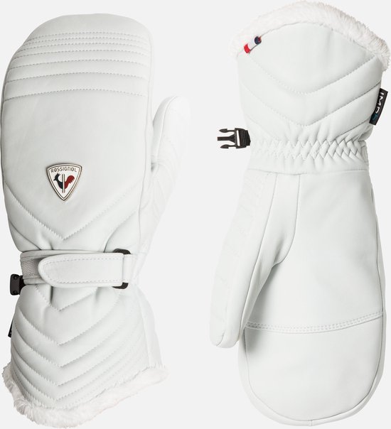 Rossignol Moufles de ski Select Leather Impr - blanc - taille 9