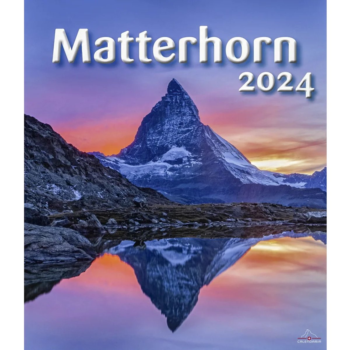 Calendaria - Wandkalender - Matterhorn 2024 - Postkartenkalender - Zwitserland
