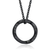 Mendes Nordic Heren Ketting - Rune Circle Black