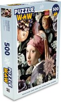 Puzzle Vermeer - Fleurs - Fille à la perle - Puzzle - Puzzle 500 pièces - Sinterklaas présente - Sinterklaas pour les grands enfants