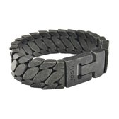 Josh Heren Armband Metaal - Zwart