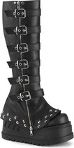 DemoniaCult - STOMP-223 Plateau Laarzen - US 8 - 38 Shoes - Zwart