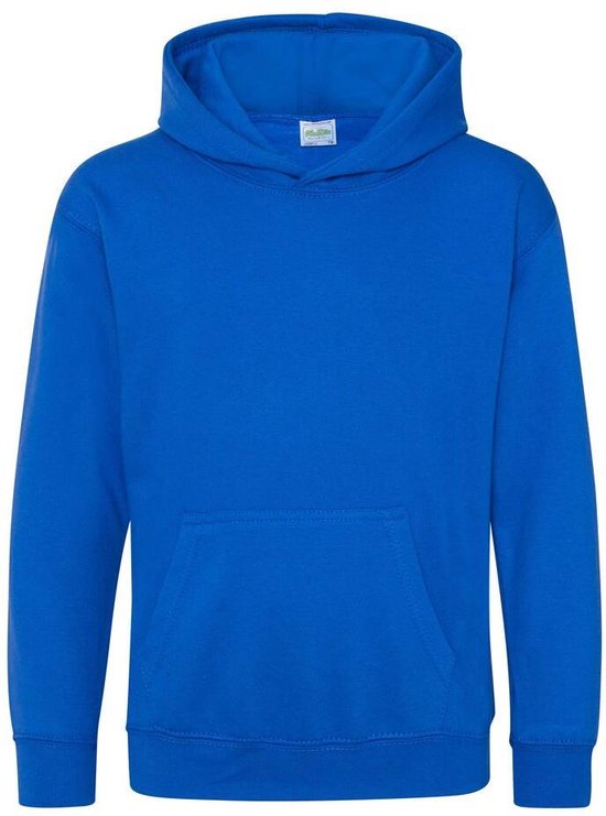 Just Hoods Kids Hoodie Royal Blue Maat 1/2 (XXS)