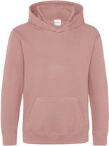 Just Hoods Kids Hoodie Dusty Pink Maat 9/11 (L)