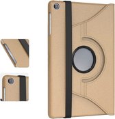 Tablethoes Geschikt voor: Samsung Galaxy Tab S5e 10.5 inch (2019) (SM- T720/SM-T725) hoesje 360° draaibaar (goud)