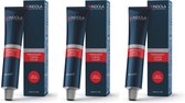 Indola Profession Permanent Caring Color Red & Fashion 60ml – 6.44 donker blond intens koper - 3 tubes