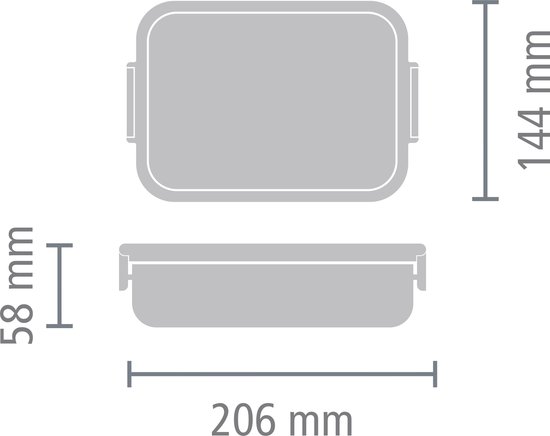 Brabantia Make & Take lunchbox moyenne - RVS